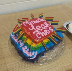 Rainbow red velvet cake