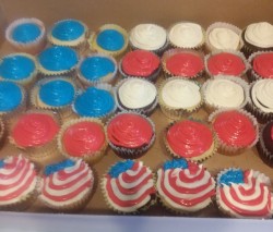 4th of July cupcakes